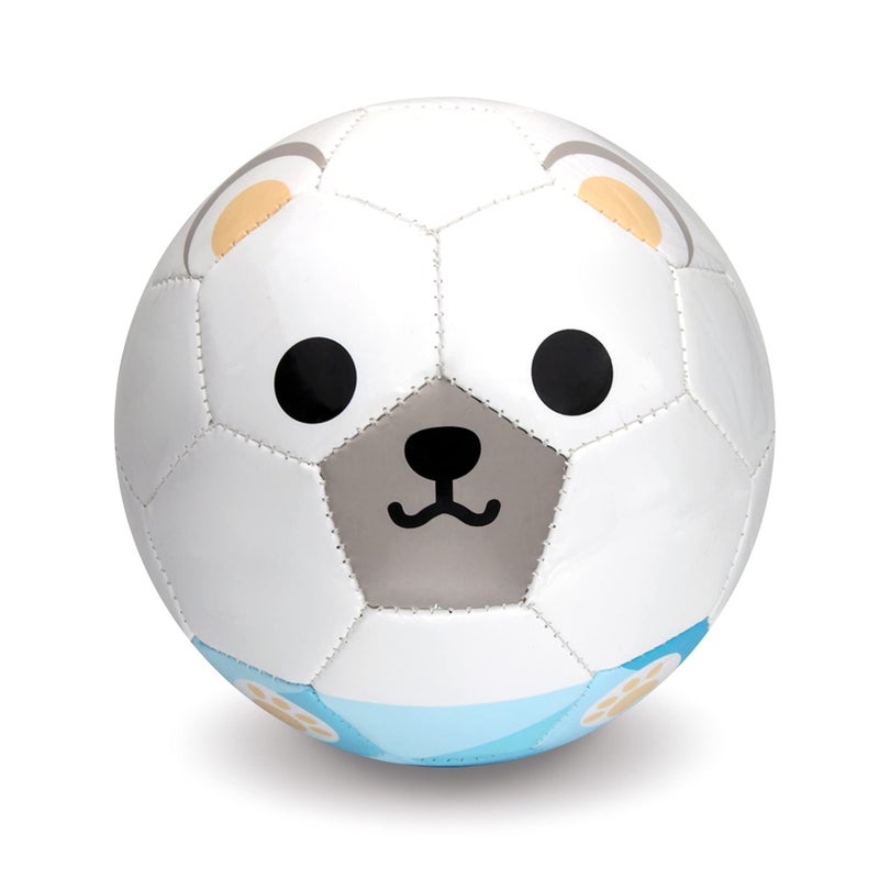 Daball Kid and Toddler Soccer Ball - Size 1, Pump and Gift Box Included (Tom, The Polar Bear) - Image 1